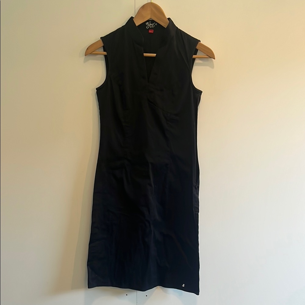 Esprit Black Sleeveless Sheath Dress